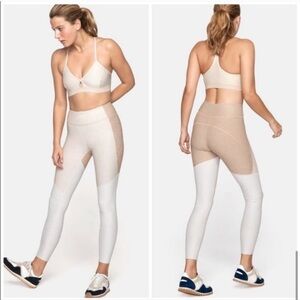 Outdoor Voices Warmup Springs Tri-tone 7/8 leggings Small